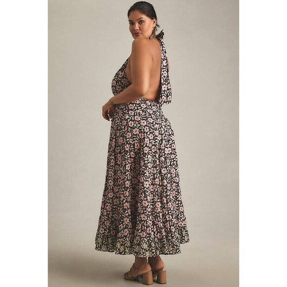 Anthropologie RIXO Jayne Halter Maxi Dress 5X - Picture 2 of 4